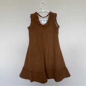 Miss L Ray Girls Wool Blend Dress Size 8 Brown NEW Western Cowgirl Girlcore Fall